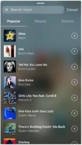 インスタのストーリーに音楽を流せる新機能 Music の詳細や使い方を徹底解説 Snsデイズ