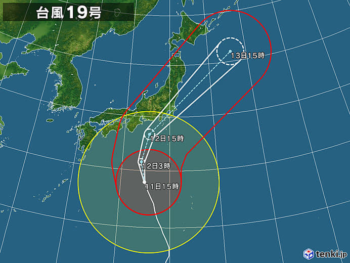 台風19号の 目 が消えたって本当 勢力は弱まる について徹底解説 Snsデイズ